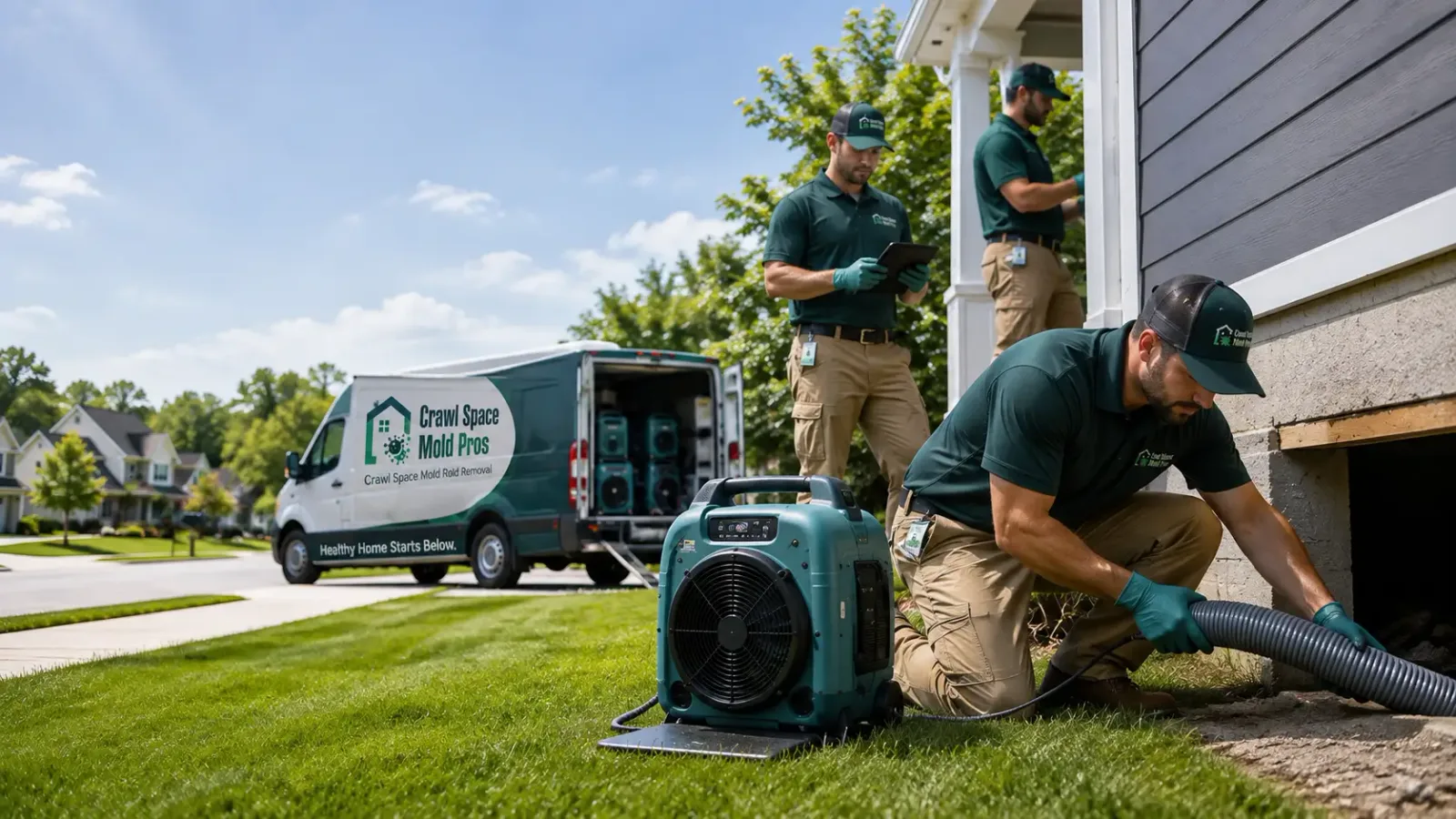 Crawl Space Mold Removal in Maplewood, OH